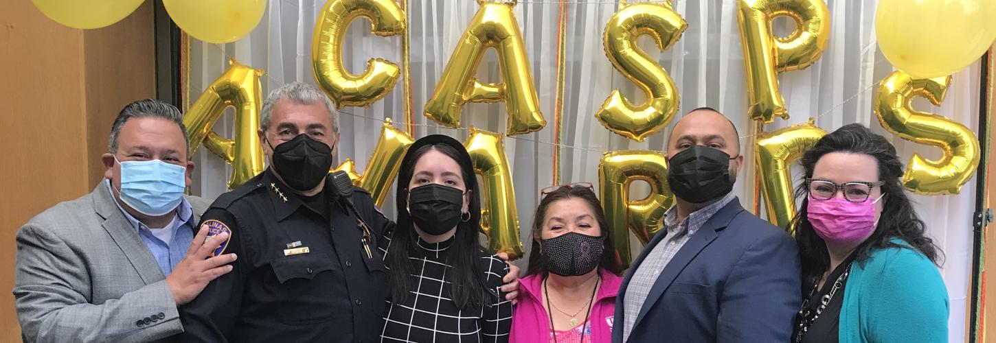 A group photo with the Mayor of the City of Salinas (2021)